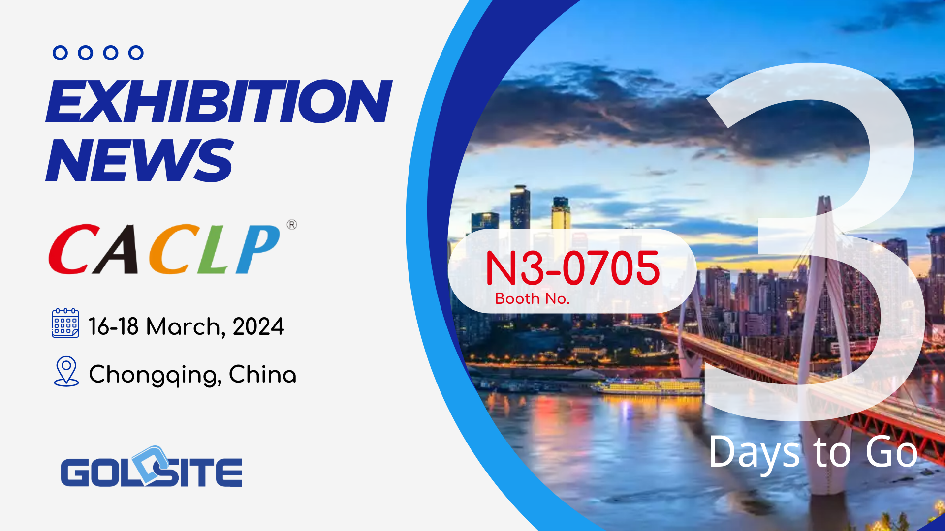 Próximos eventos: Goldsite será exibido na CACLP 2024